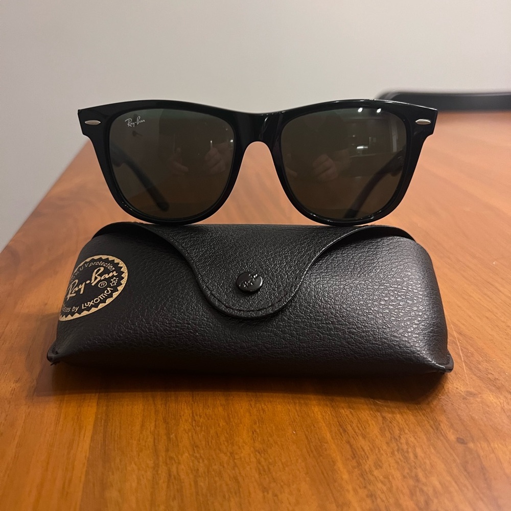 Black Ray Band Wayfarer Sunglasses.